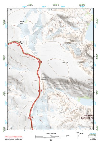 43109SW Page 32 Gannett Peak Topo Preview 1