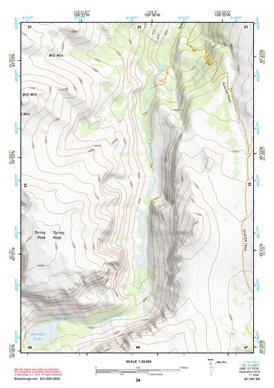 43109SW Page 34 Gannett Peak Topo Preview 1