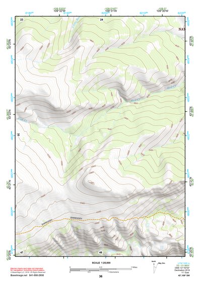 43109SW Page 36 Gannett Peak Topo Preview 1
