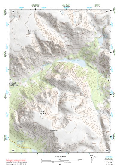 43109SW Page 42 Gannett Peak Topo Preview 1