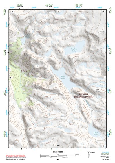 43109SW Page 43 Gannett Peak Topo Preview 1