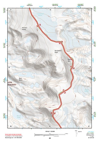 43109SW Page 44 Gannett Peak Topo Preview 1