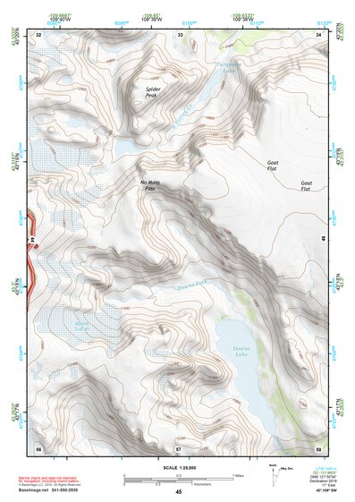 43109SW Page 45 Gannett Peak Topo Preview 1