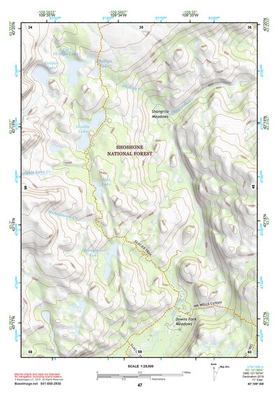 43109SW Page 47 Gannett Peak Topo Preview 1