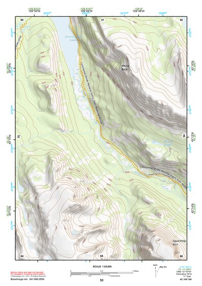 43109SW Page 53 Gannett Peak Topo Preview 1