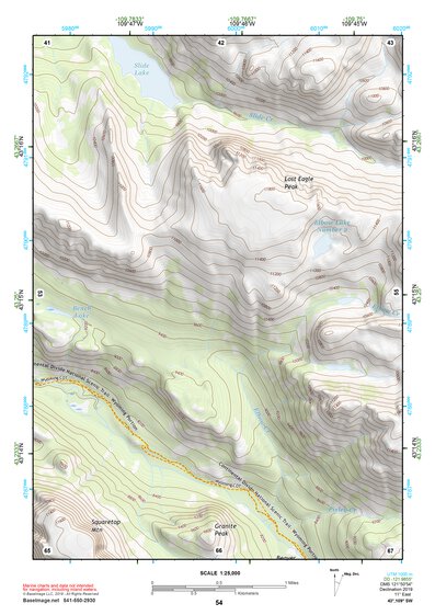 43109SW Page 54 Gannett Peak Topo Preview 1