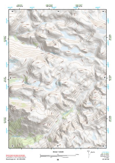 43109SW Page 55 Gannett Peak Topo Preview 1