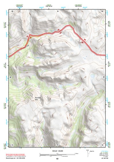 43109SW Page 63 Gannett Peak Topo Preview 1