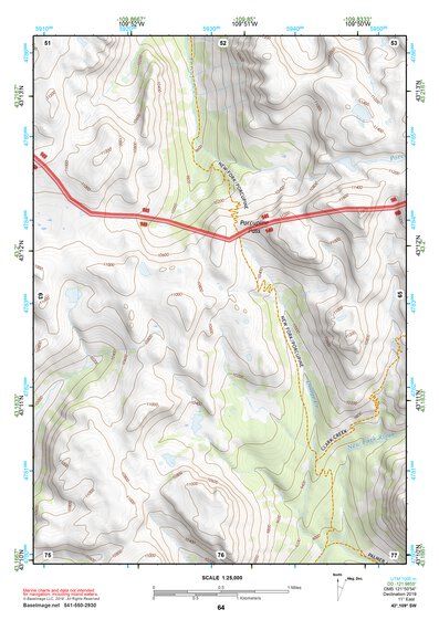 43109SW Page 64 Gannett Peak Topo Preview 1