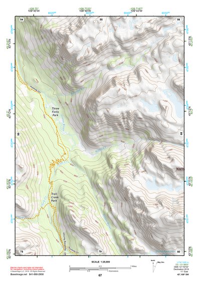 43109SW Page 67 Gannett Peak Topo Preview 1