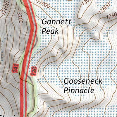 43109SW Page 69 Gannett Peak Topo Preview 3
