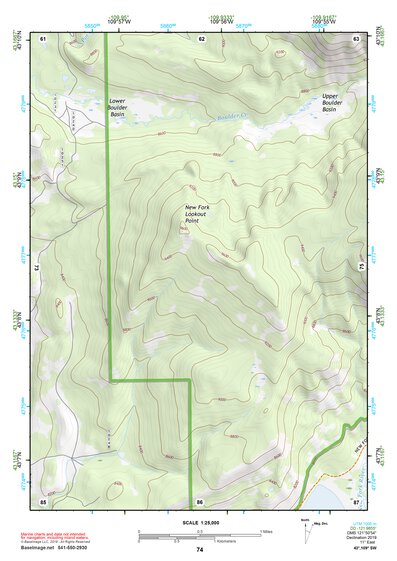 43109SW Page 74 Gannett Peak Topo Preview 1