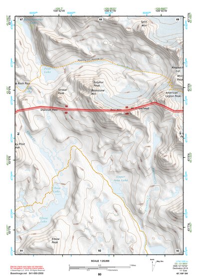 43109SW Page 80 Gannett Peak Topo Preview 1
