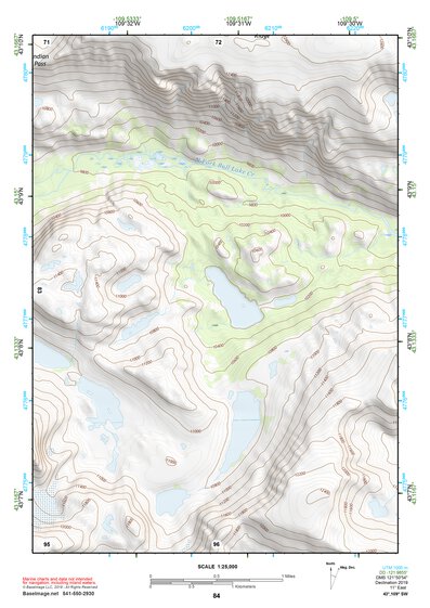 43109SW Page 84 Gannett Peak Topo Preview 1