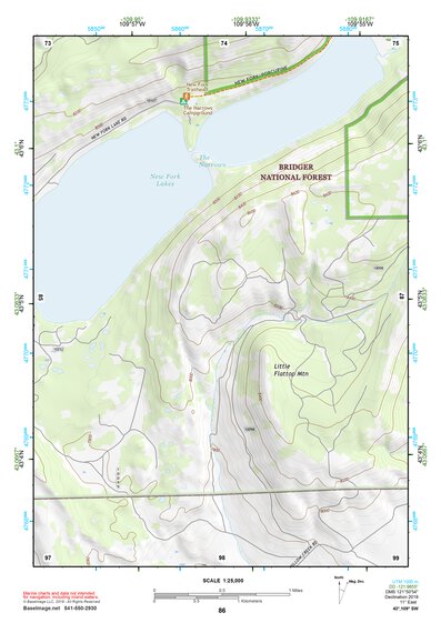 43109SW Page 86 Gannett Peak Topo Preview 1