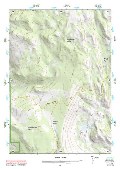 43109SW Page 88 Gannett Peak Topo Preview 1
