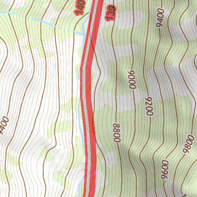 43109SW Page 90 Gannett Peak Topo Preview 3