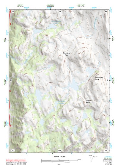 43109SW Page 91 Gannett Peak Topo Preview 1