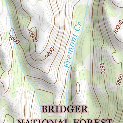 43109SW Page 92 Gannett Peak Topo Preview 3