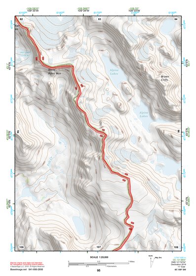 43109SW Page 95 Gannett Peak Topo Preview 1