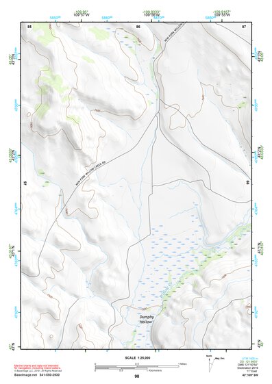 43109SW Page 98 Gannett Peak Topo Preview 1