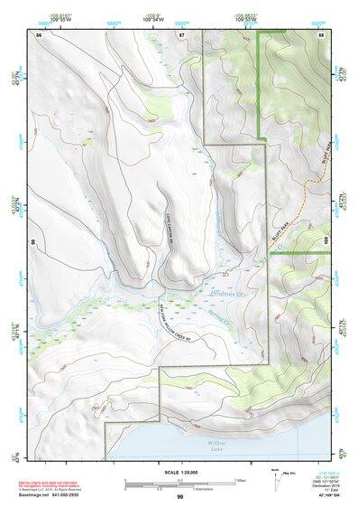 43109SW Page 99 Gannett Peak Topo Preview 1