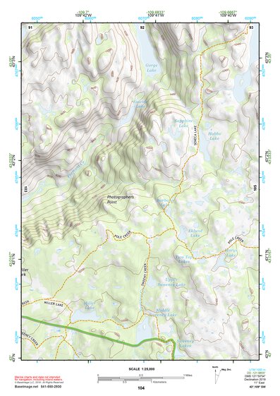 43109SW Page 104 Gannett Peak Topo Preview 1