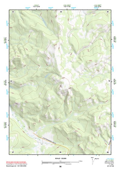 43110NE Page 56 Jackson Lake Topo Preview 1