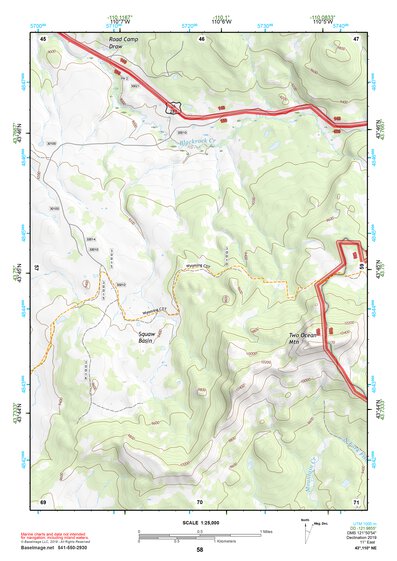 43110NE Page 58 Jackson Lake Topo Preview 1