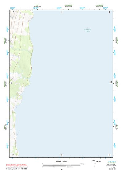 43110NW Page 20 Jackson Lake Topo Preview 1