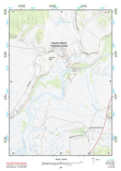 43110NW Page 47 Jackson Lake Topo Preview 1