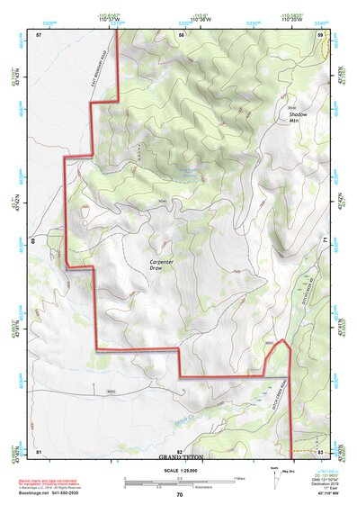 43110NW Page 70 Jackson Lake Topo Preview 1