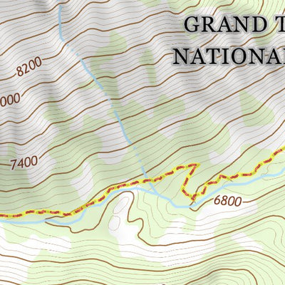 43110NW Page 77 Jackson Lake Topo Preview 3
