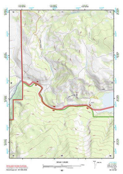 43110NW Page 83 Jackson Lake Topo Preview 1