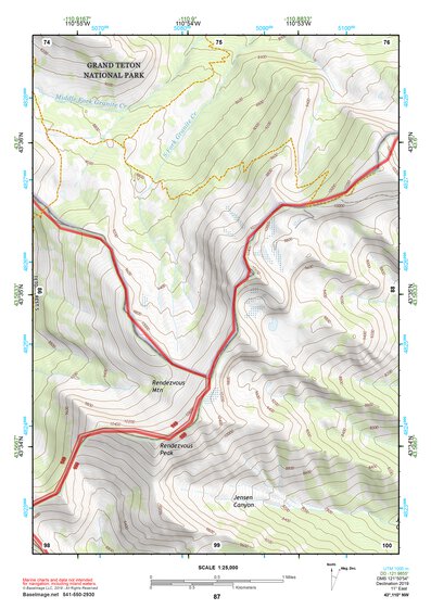 43110NW Page 87 Jackson Lake Topo Preview 1