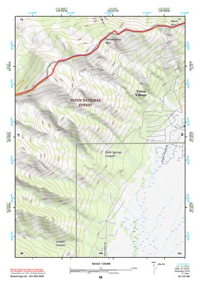 43110NW Page 88 Jackson Lake Topo Preview 1