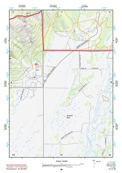 43110NW Page 89 Jackson Lake Topo Preview 1