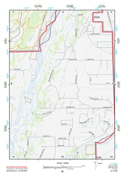 43110NW Page 90 Jackson Lake Topo Preview 1