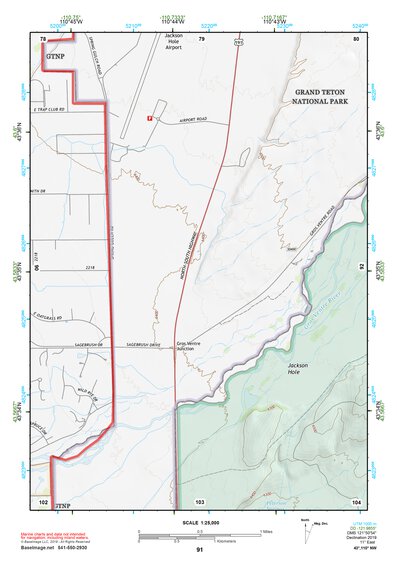 43110NW Page 91 Jackson Lake Topo Preview 1
