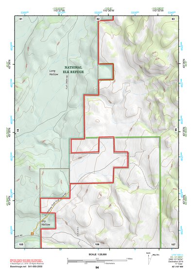 43110NW Page 94 Jackson Lake Topo Preview 1