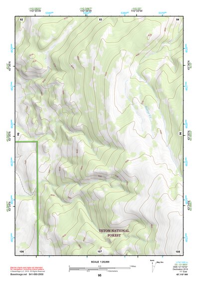 43110NW Page 95 Jackson Lake Topo Preview 1