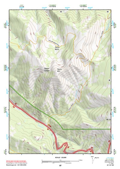43110NW Page 97 Jackson Lake Topo Preview 1