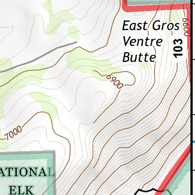 43110NW Page 102 Jackson Lake Topo Preview 3