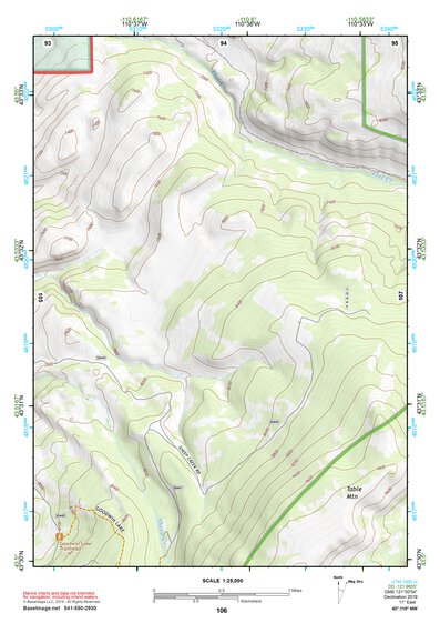 43110NW Page 106 Jackson Lake Topo Preview 1