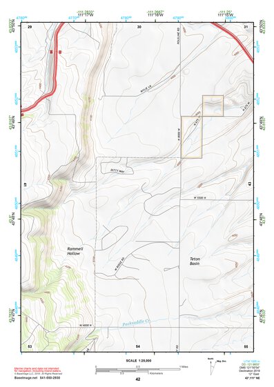 43111NE Page 42 Rexburg Topo Preview 1