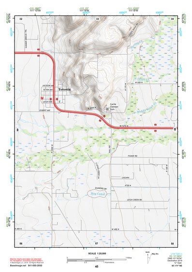 43111NE Page 45 Rexburg Topo Preview 1