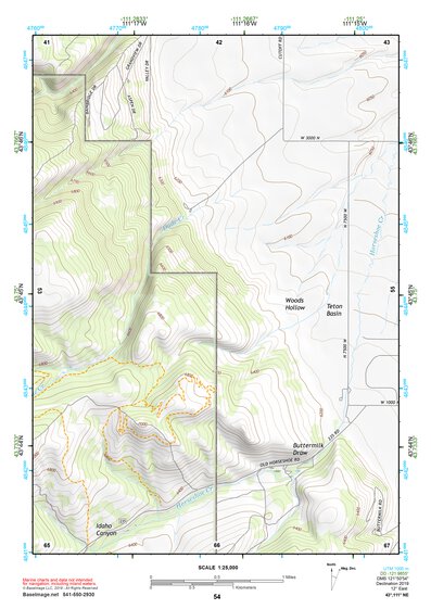 43111NE Page 54 Rexburg Topo Preview 1