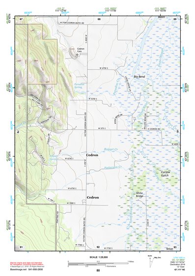 43111NE Page 80 Rexburg Topo Preview 1