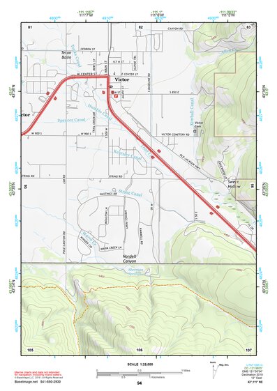43111NE Page 94 Rexburg Topo Preview 1