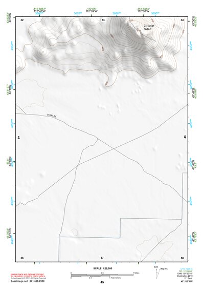 43112NW Page 45 Circular Butte Topo Preview 1